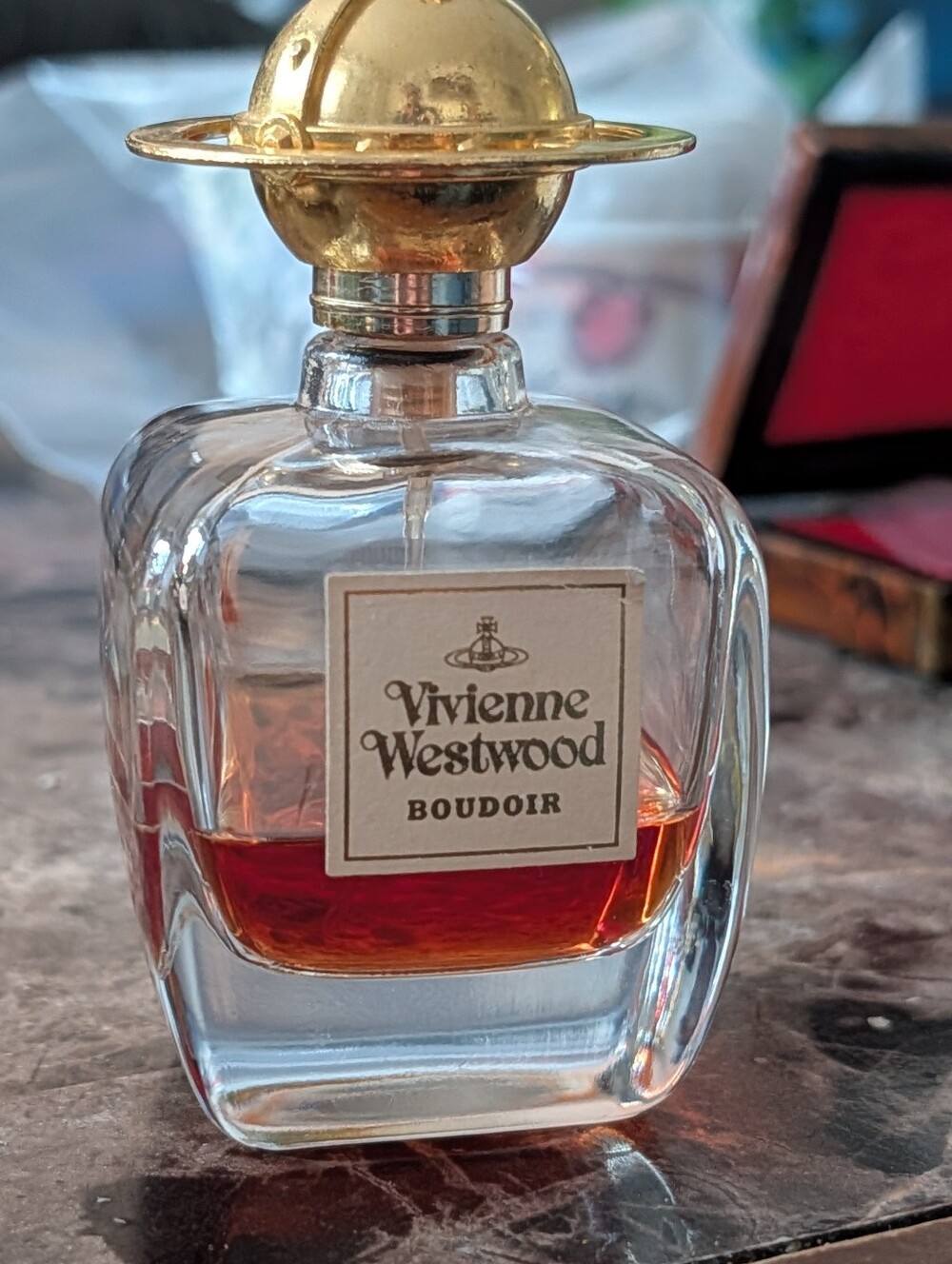 Vivienne Westwood Boudoir Fragrance Gold Orb Bottle Rare